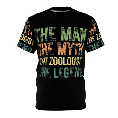 Legendary Zoologist T-Shirt featuring a "The Man The Myth The Zoologist The Legend" design