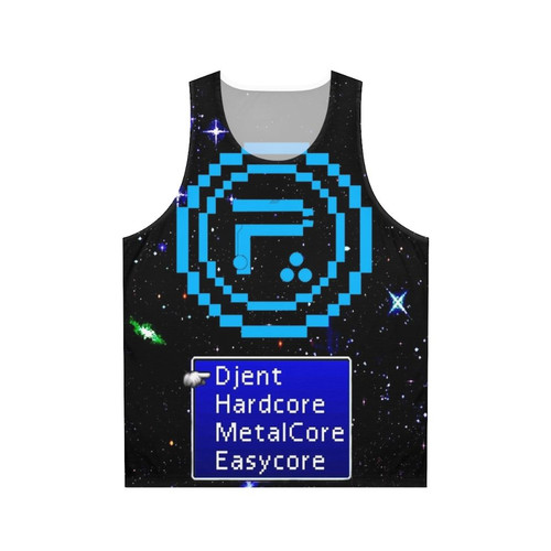 Periphery 8-Bit Blue Select Difficulty Unisex Tank Top