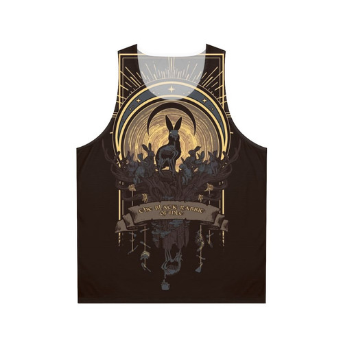 Spooky Black Rabbit of Inlé Unisex Tank Top