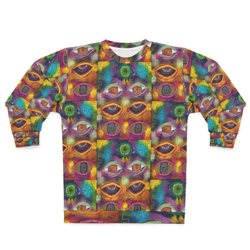 Trippy psychedelic abstract sweatshirt