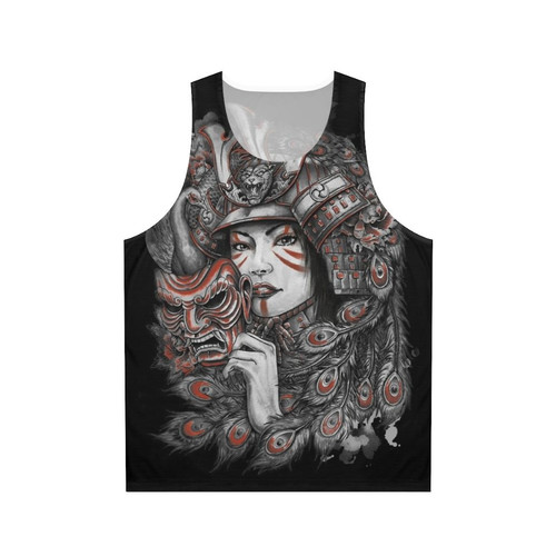Peacock Samurai Unisex Tank Top