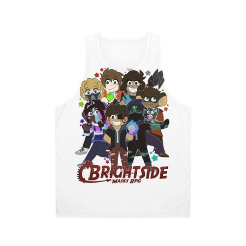 Chibi superhero unisex tank top
