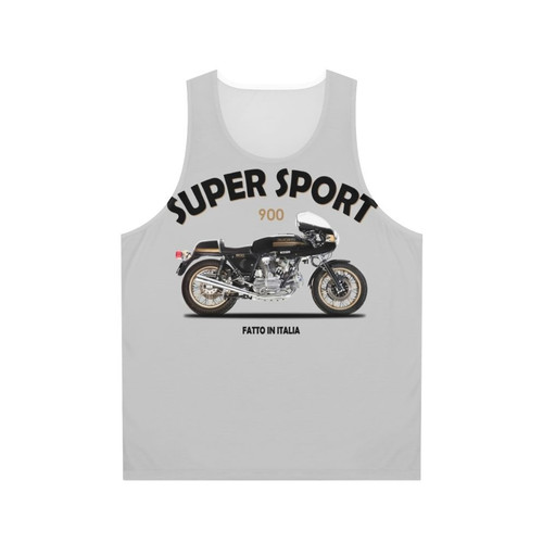 Classic motorcycle unisex tank top