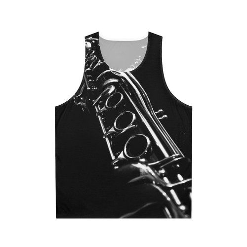 Clarinet Solo in B&W Unisex Tank Top