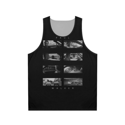 Paul Walker Fast Furious Unisex Tank Top