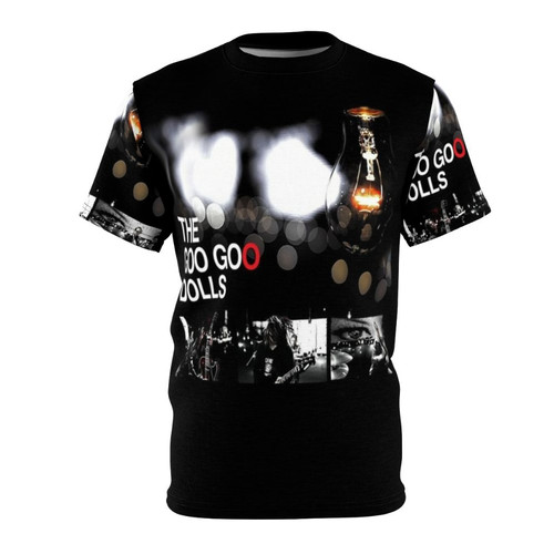 Retro-styled t-shirt featuring Goo Goo Dolls-inspired art design