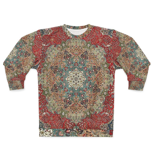 Vintage Antique Persian Rug Print Sweatshirt