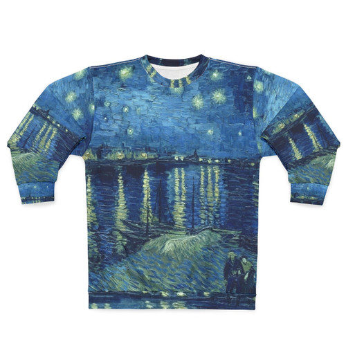 Vincent Van Gogh's Starry Night Over The Rhone Sweatshirt