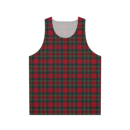 Clan Macduff tartan unisex tank top with Scottish plaid pattern