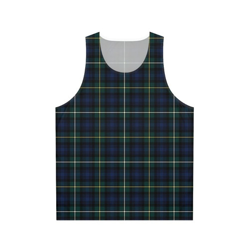 Clan Campbell tartan unisex tank top