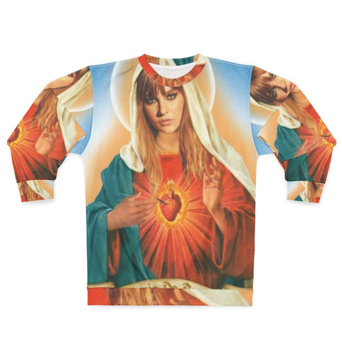 Victoria De Angelis as Mother Mary Sweatshirt design featuring Maneskin band