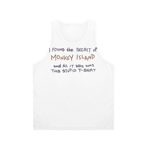 Unisex tank top featuring The Secret of Monkey Island design