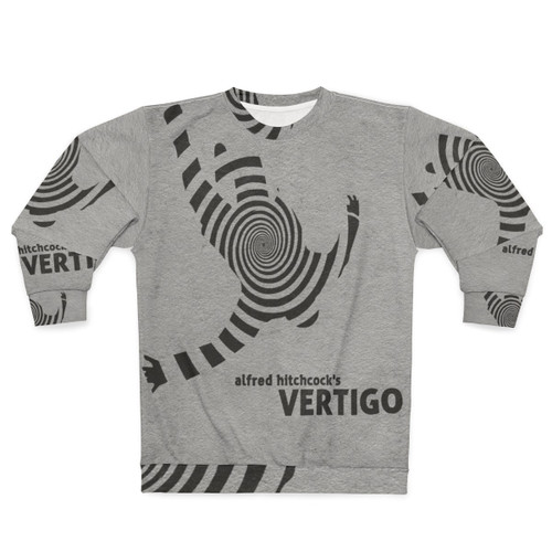 Vertigo Classic Movie Sweatshirt with Alfred Hitchcock and Film Quote