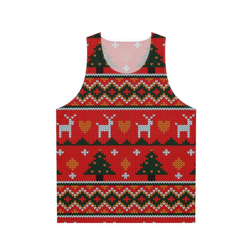 Cozy Christmas knit tank top