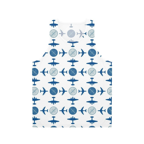 Pan Am vintage airline inspired unisex tank top