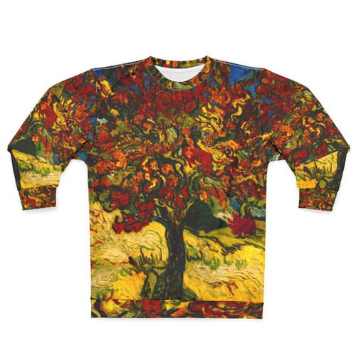Van Gogh inspired mulberry tree print sweatshirt