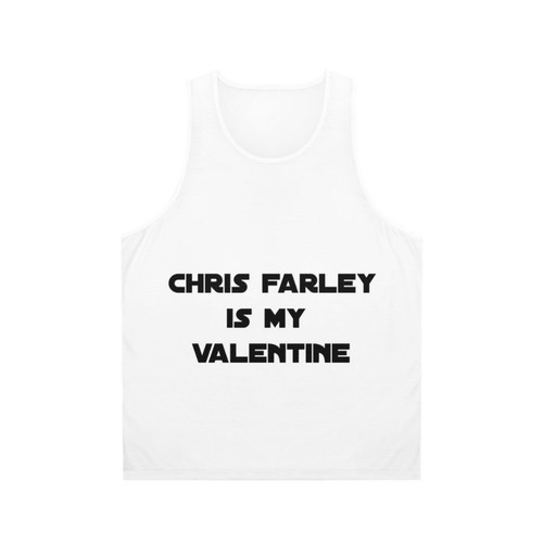 Unisex Chris Farley "Is My Valentine" Tank Top