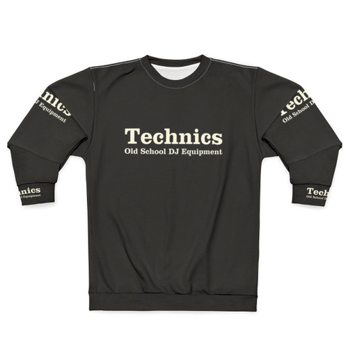Technics Old School Sweatshirt for Music Producers and DJs