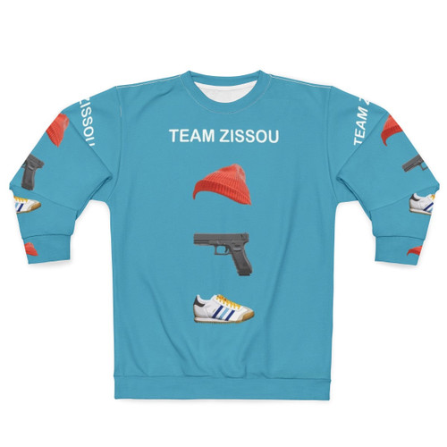 Team Zissou Sweatshirt featuring Wes Anderson's iconic character
