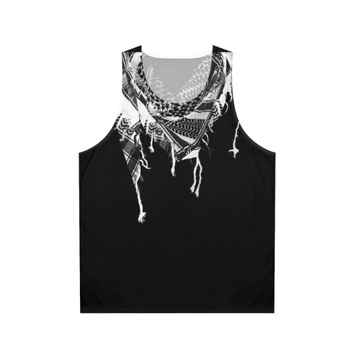 Minimalist Palestinian Keffiyeh Unisex Tank Top