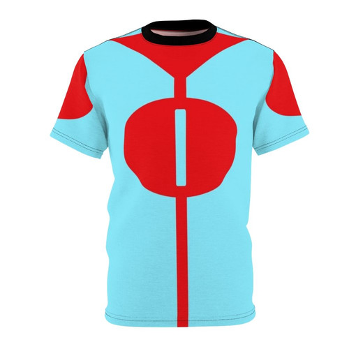 Omni-Man inspired superhero suit t-shirt featuring Invincible comic book art