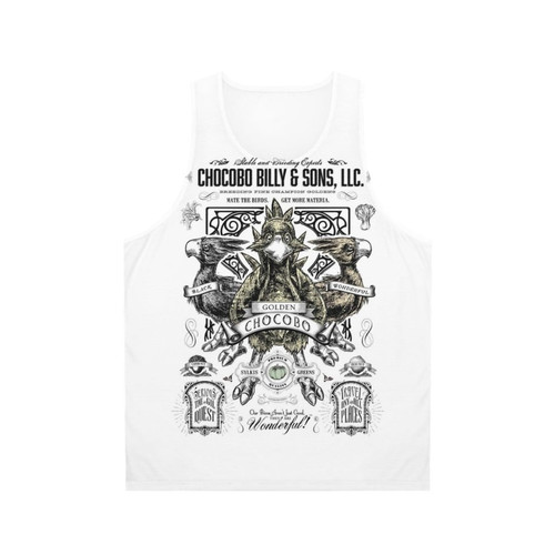 Vintage-style Chocobo unisex tank top