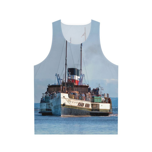Vintage Paddle Steamer Waverley Unisex Tank Top