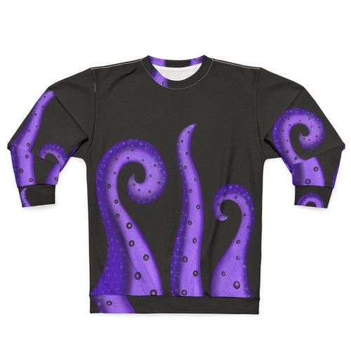 Galaxy sea witch Ursula sweatshirt with tentacles and stars