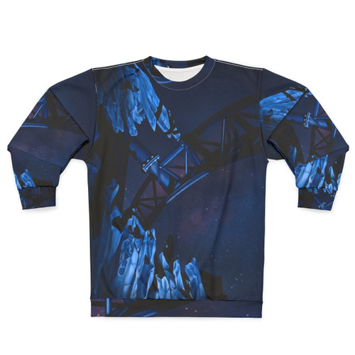 Taron Night Sky Phantasialand Roller Coaster Sweatshirt