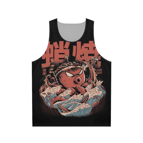 Retro kaiju monster anime tank top