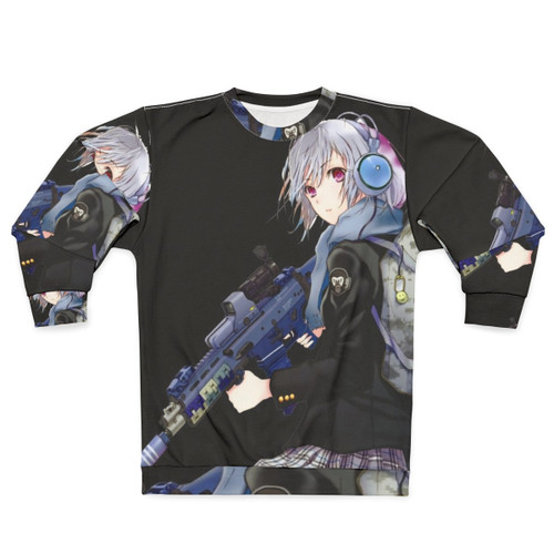 Unisex Kawaii Anime Girl With Gun Sweatshirt