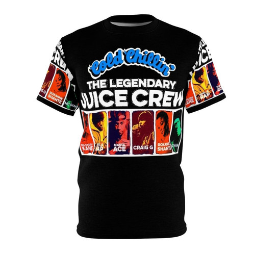 Graphic t-shirt featuring legendary 90s hip hop artists like Big Daddy Kane, Kool G Rap, and Masta Ace