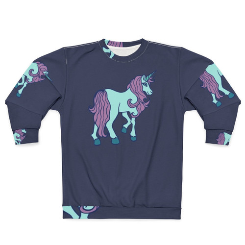 Adorable pink unicorn sweatshirt with cute unicorn design