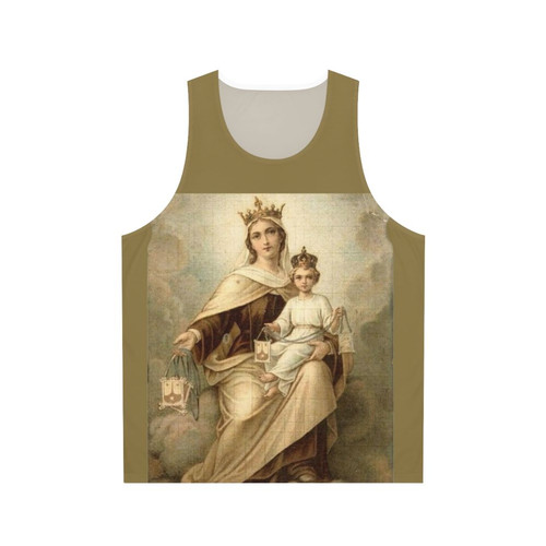 Our Lady Of Mount Carmel Catholic Rosary Tank Top