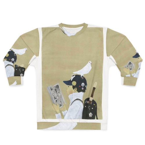 Taiyo Matsumoto inspired graphic illustration sweatshirt