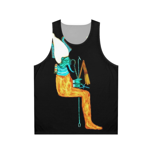 Osiris modern art Egyptian god unisex tank top