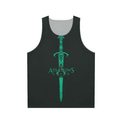 Assassins Creed medieval knight sword unisex tank top