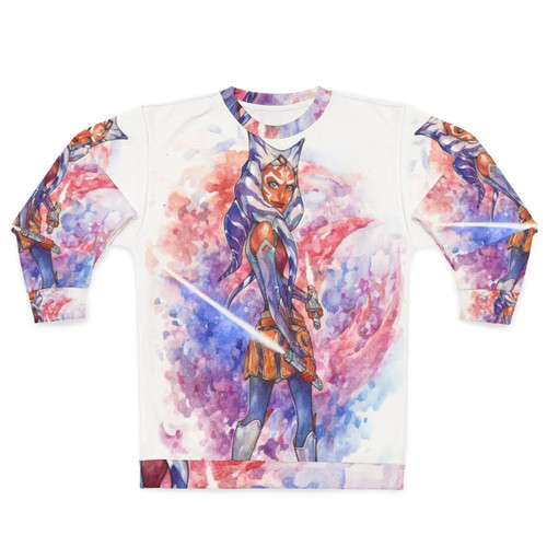 Swr Fulcrum Watercolor Sweatshirt featuring Ahsoka Tano from Star Wars Rebels