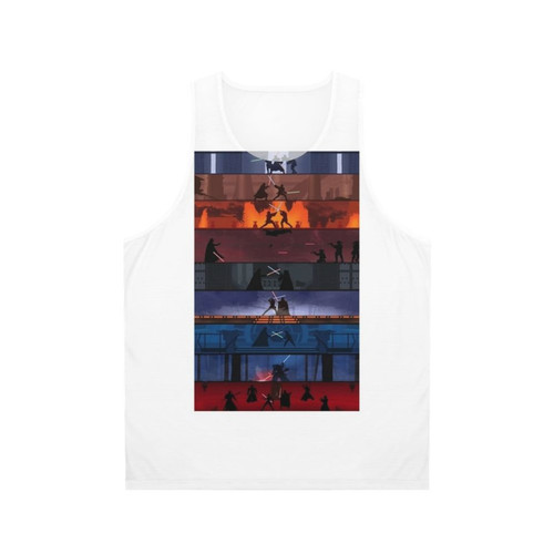 Star Wars Unisex Tank Top with Lightsaber Design
