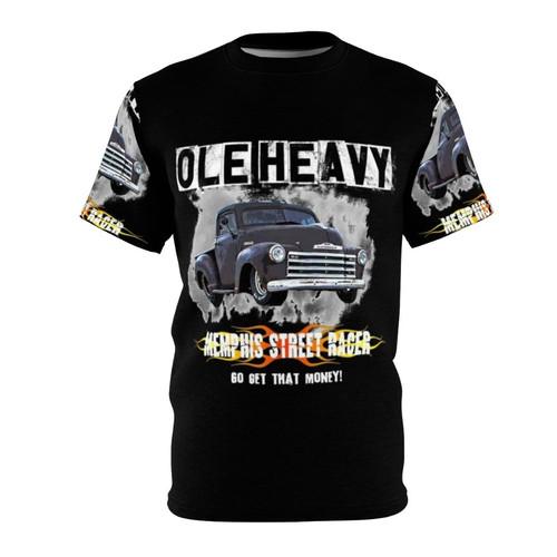 Ole Heavy Truck Street Racing Memphis T-shirt featuring a street racer design