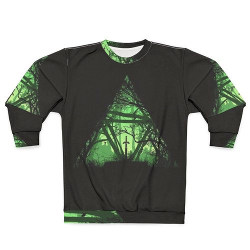 Sword in the Forest Fantasy Sweatshirt