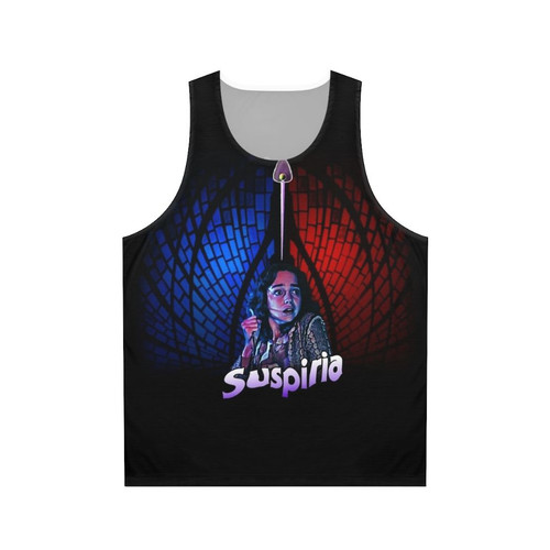 Suspiria 70s horror-themed unisex tank top