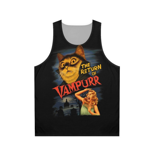Catthe Return Of Vampurr Unisex Cat Themed Tank Top
