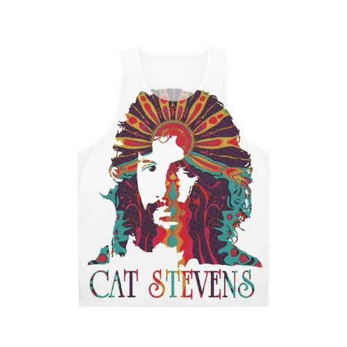 Cat Stevens Psychedelic Graphic Unisex Tank Top