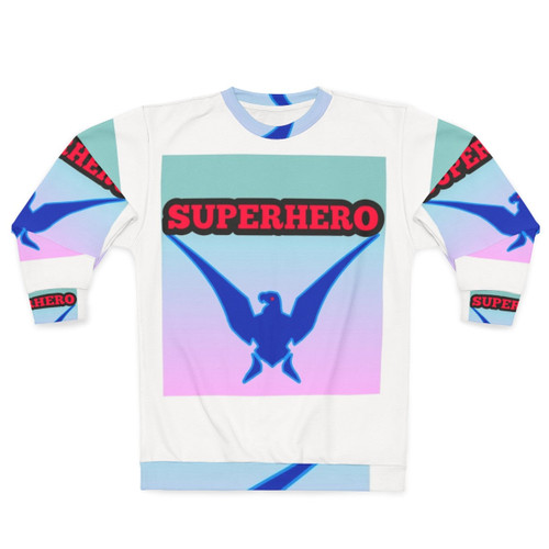 Superhero sweatshirt with eagle design