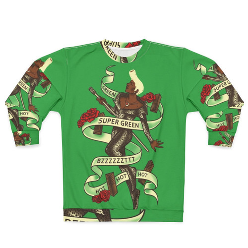 Super Green Sweatshirt - Fifth Element Inspired Apparel