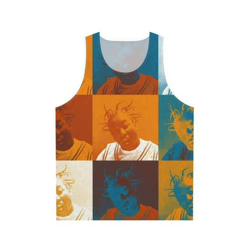 Unisex tank top featuring Ol Dirty Bastard in a Warhol-inspired repeat pattern