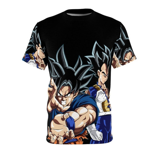 Goku and Vegeta inspired fan art all-over print t-shirt