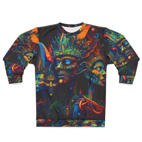 Psychedelic Trippy DMT Elves Sweatshirt