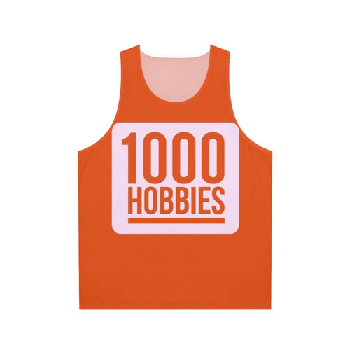 Unisex tank top with 1000 Hobbies logo